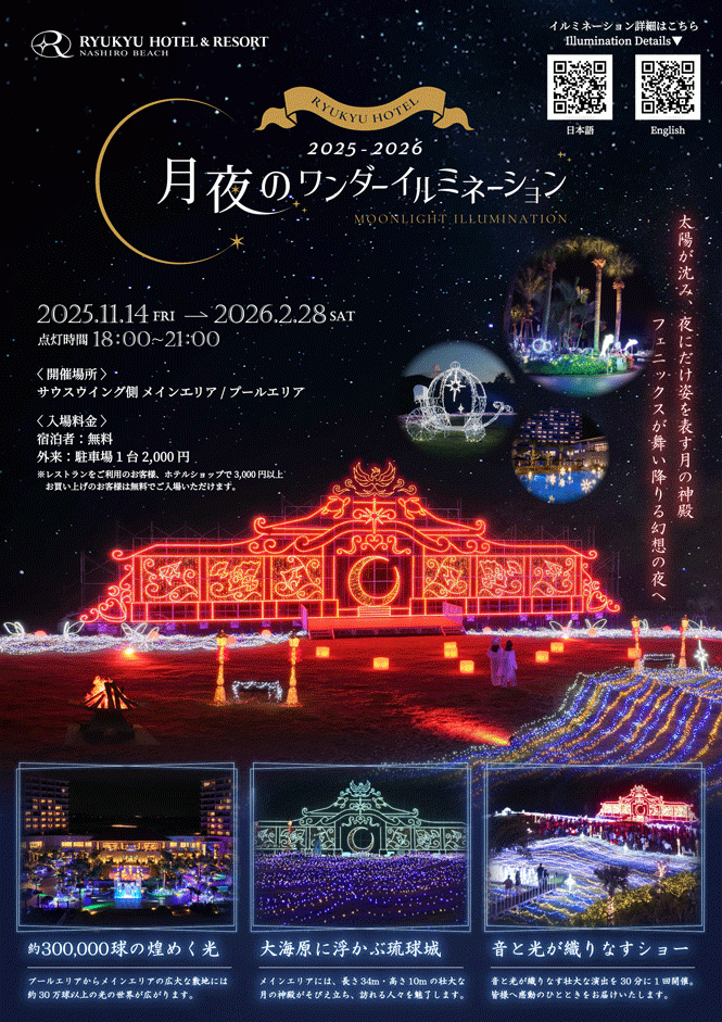 月夜のワンダーイルミネーション | たのしま