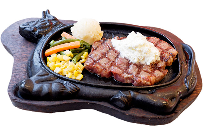 ガーリックバターステーキ　- Garlic-Butter Steak -