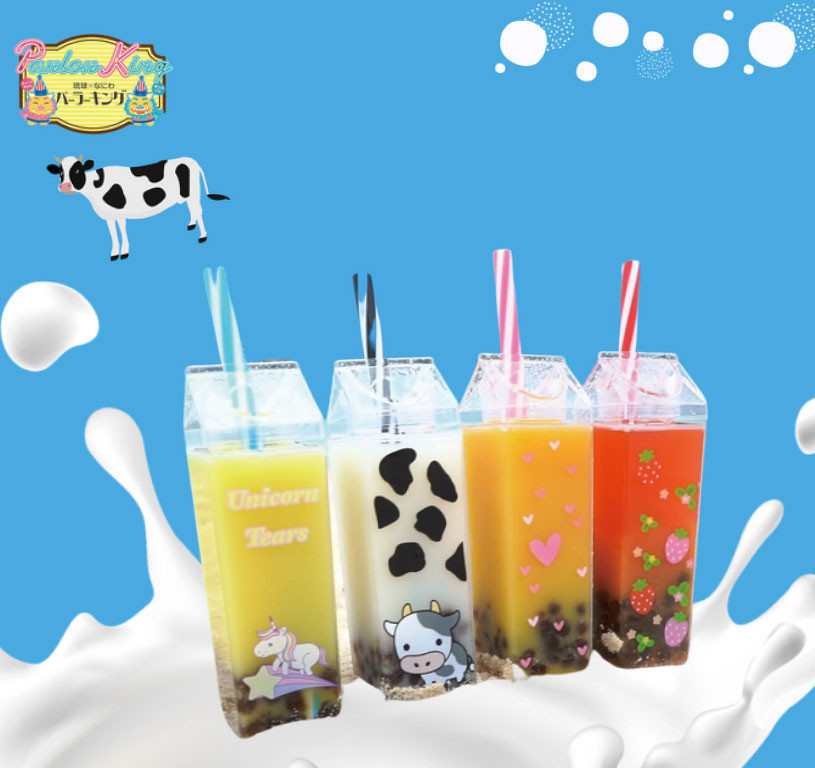 可愛いボトルでタピオカドリンクが飲める