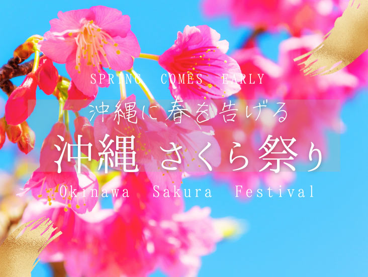 沖縄に春を告げる　沖縄さくら祭り